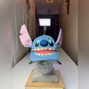 Used Disney Baseball Cap - Stitch with Face Novelty